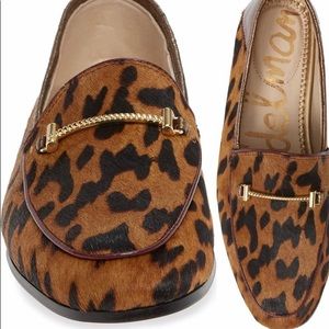 Sam Edelman leopard Lior loafer sz8